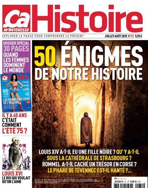 Ca MInteresse Histoire - Juillet/Aout 2015