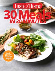 30 Meals in 30 Minutes - August 2017