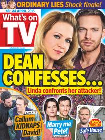 Whats on TV - 18 April 2015