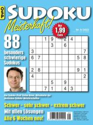 Sudoku Meisterhaft - Nr 9 2022