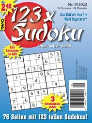 123 x Sudoku - Nr 9 2022