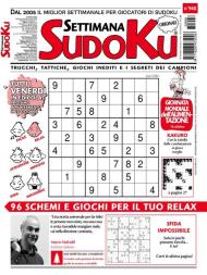 Settimana Sudoku - 13 Ottobre 2023