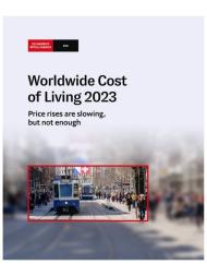 The Economist Intelligence Unit - Worldwide Cost of Living 2023