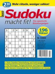 Sudoku macht fit - Nr 3 2024