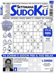 Settimana Sudoku - 15 Marzo 2024