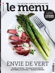 le menu edition francaise - Avril 2024