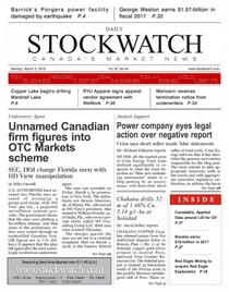 Stockwatch - 05 March 2018