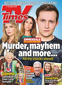 TV Times - 4-10 August 2018
