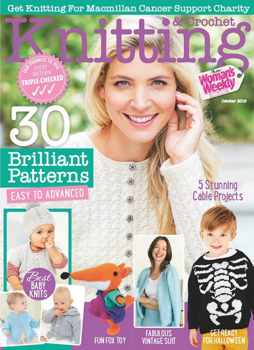 Knitting & Crochet from Woman’s Weekly - October 2018
