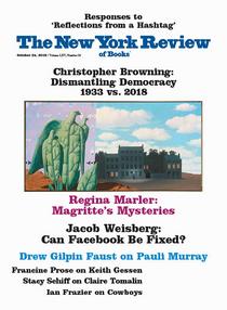 The New York Review of Books - October 25, 2018