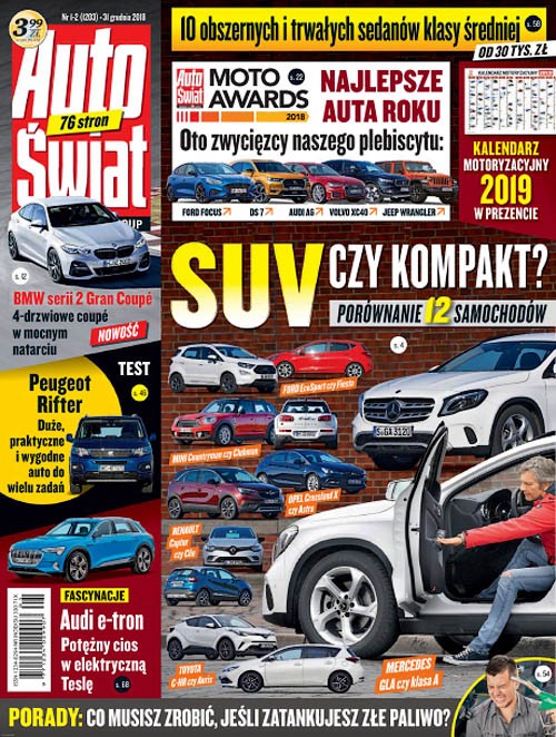Tygodnik Auto Swiat - 31 Grudnia 2018