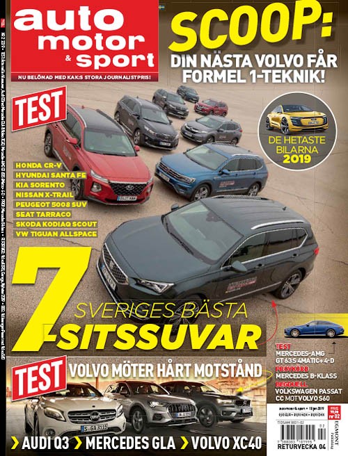 Auto Motor & Sport Sverige – 10 Januari 2019