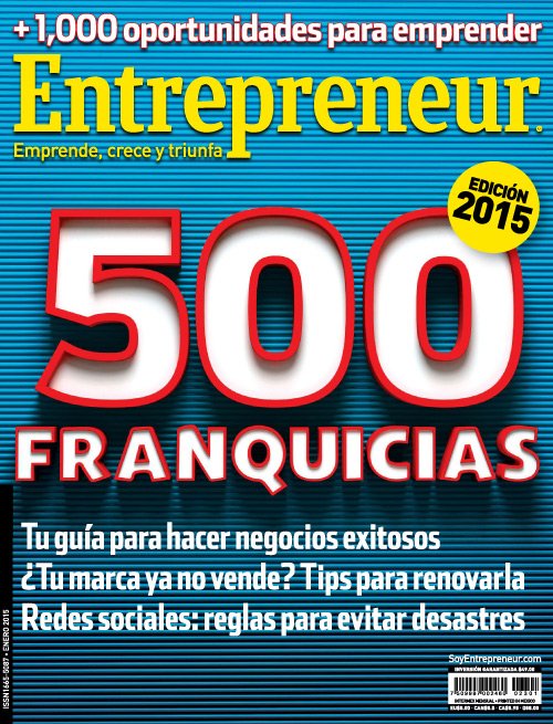 Entrepreneur Mexcio - January 2015
