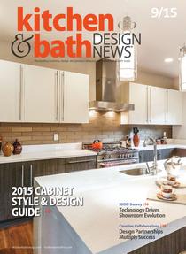 Kitchen & Bath Design News - September 2015