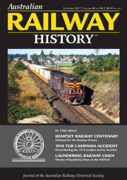 Australian Railway History — November 2017