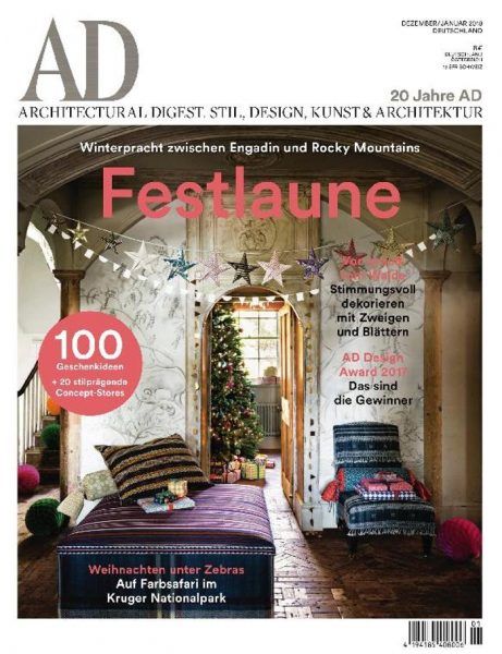 AD Architectural Digest Germany — Dezember-Januar 2017