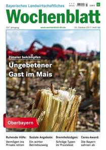 Bayerisches Landwirtschaftliches Wochenblatt Oberbayern — 20 Oktober 2017