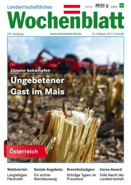 Bayerisches Landwirtschaftliches Wochenblatt Osterreich — 20 Oktober 2017