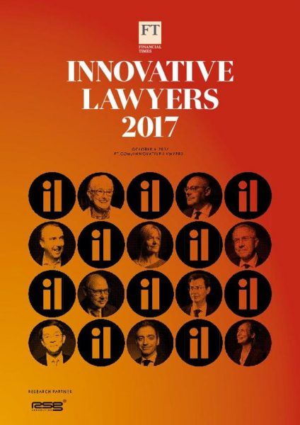 Financial Times Innovative Law Year 2017 – October 05, 2017