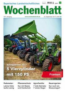 Bayerisches Landwirtschaftliches Wochenblatt — 22 September 2017